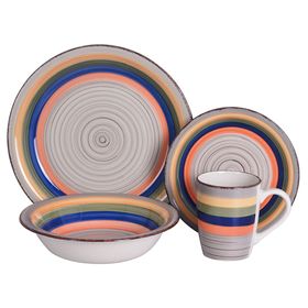 Vajilla Zanse beige 24 piezas