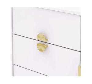 Cómodas 1 puerta Bella blanco 95x93x47 cm