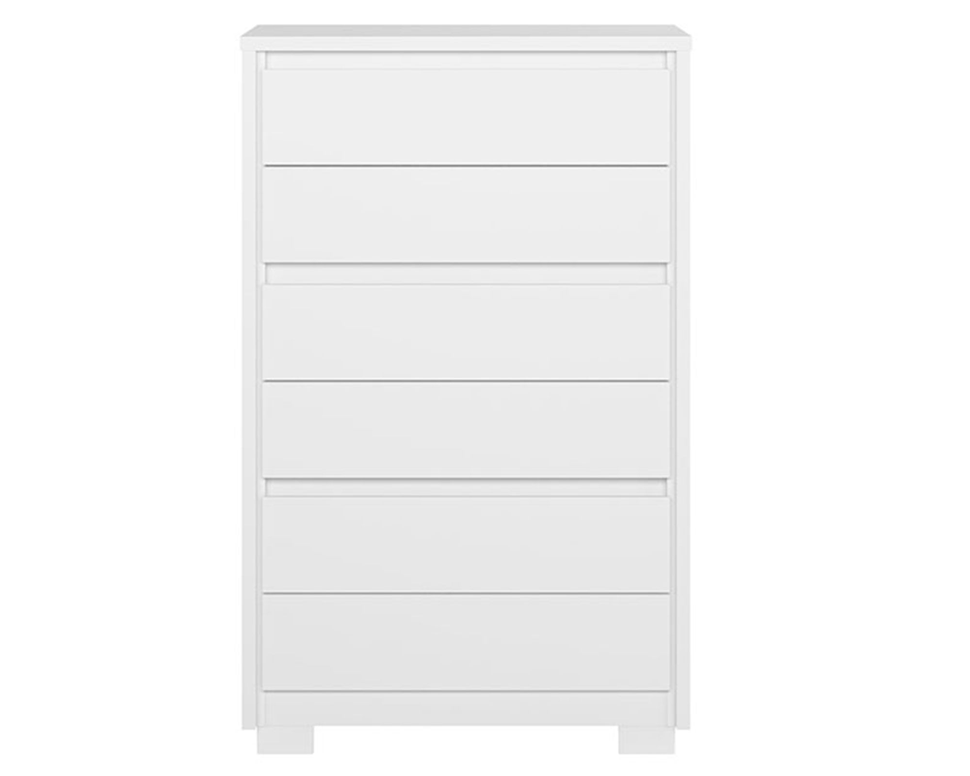 VekkaHome Cómodas Unno blanco 6 cajones