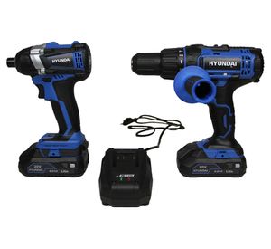 Pack taladro percutor + atornillador de impacto 82LCD-LCW77A