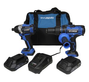 Pack taladro percutor + atornillador de impacto 82LCD-LCW77A