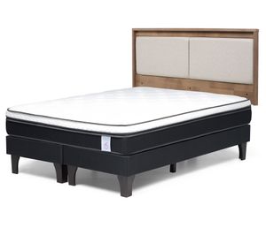Cama europea New Style 6 King base dividida + respaldo