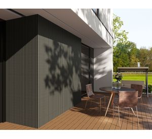 Wall panel Rapel negro 290x21.9 cm 2.55 m2