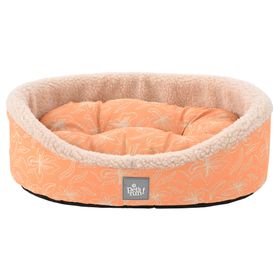 Cama chiporro estampada M naranjo