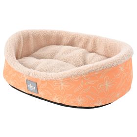 Cama chiporro estampada M naranjo