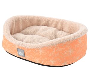 Cama chiporro estampada M naranjo