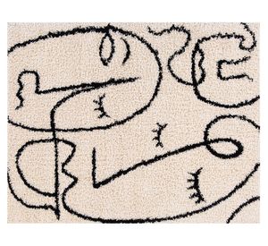 Alfombra Shaggy Monet beige 150x200 cm