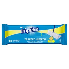 Trapero húmedo limón 10 un.