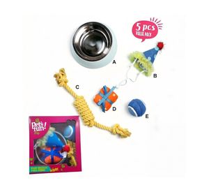 Pack regalos perro 5 un.