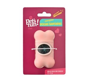 Dispensador + bolsas sanitarias rosado