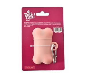 Dispensador + bolsas sanitarias rosado