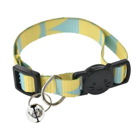 Collar gato poliéster amarillo