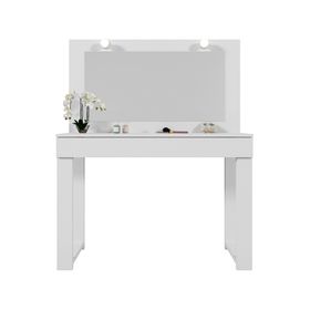 Tocador 1 cajón Gala blanco 136.5x110x36 cm