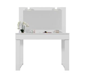 Tocador 1 cajón Gala blanco 136.5x110x36 cm