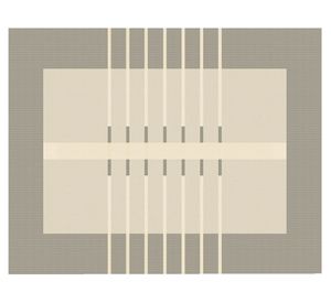 Alfombra Natura 30487086 polipropileno beige 80x150 cm