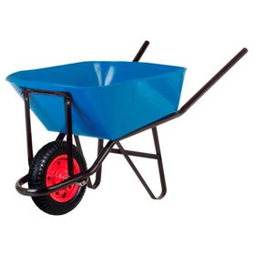 Carretilla estándar 90 lt azul