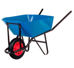 Carretilla estándar 90 lt azul