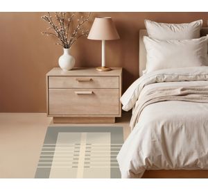 Alfombra Natura 30487086 polipropileno beige 80x150 cm