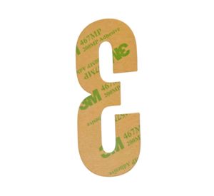 Número casa 3 negro 7.5 x 3 cm