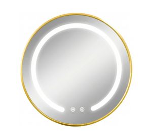 Espejo redondo luz LED 3 colores 80 cm