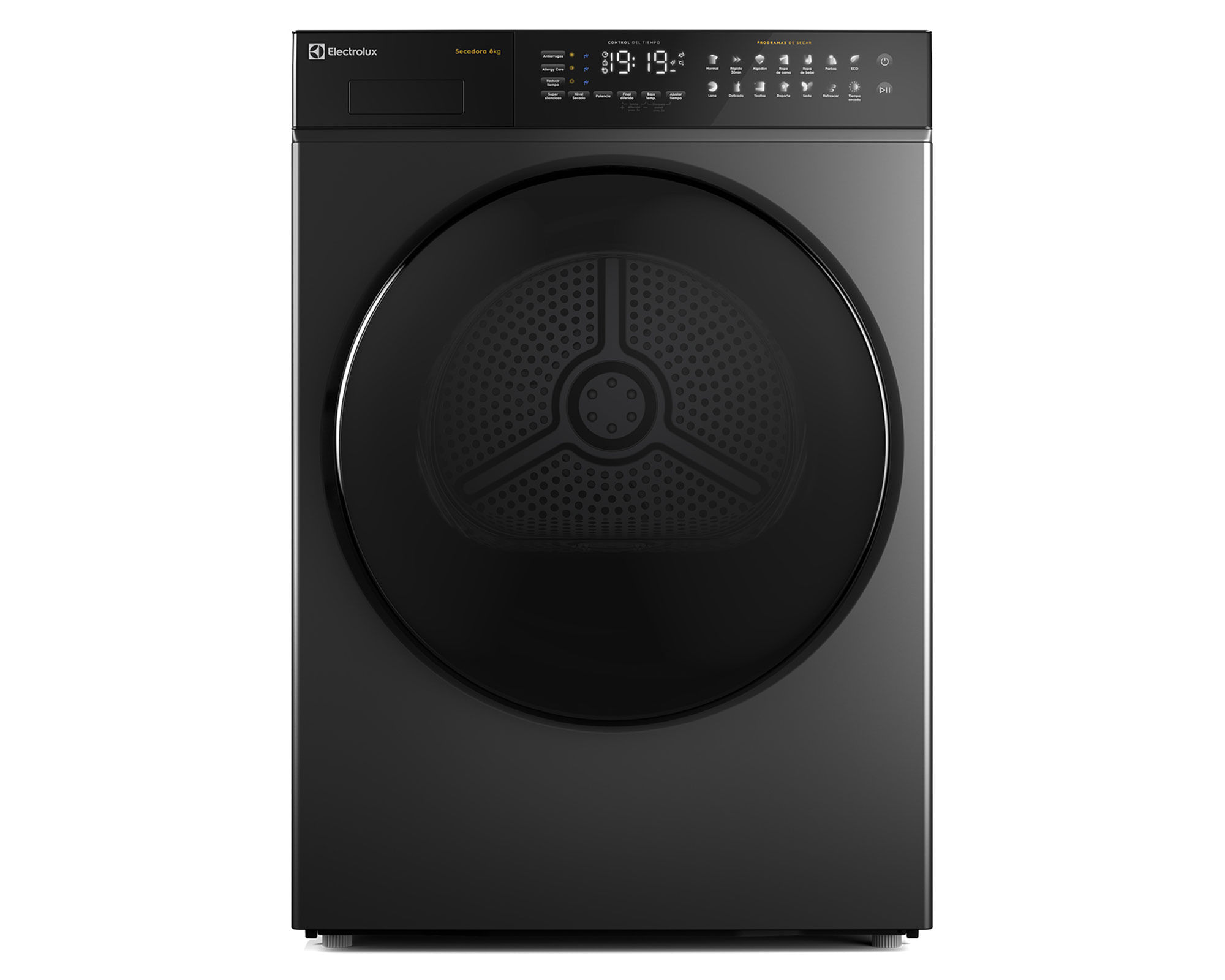Electrolux Secadora ETDHP8SZ carga frontal 8 kg ónix