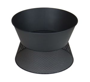 Brasero Drizzle 1 quemador negro mate