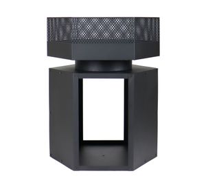 Brasero Mist 1 quemador negro mate