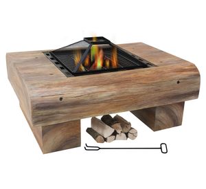 Brasero BBQ Cyclone 1 quemador café/negro