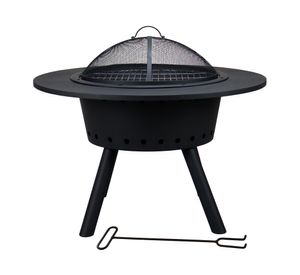 Brasero BBQ Fog 1 quemador negro mate