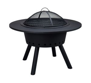 Brasero BBQ Fog 1 quemador negro mate