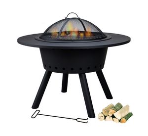 Brasero BBQ Fog 1 quemador negro mate