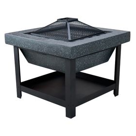 Brasero BBQ Hurricane 1 quemador negro mate.