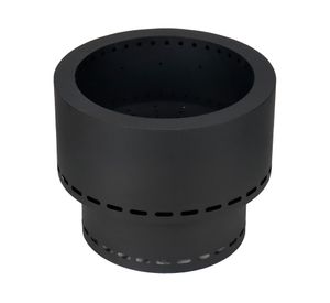 Brasero Shower 1 quemador negro mate.