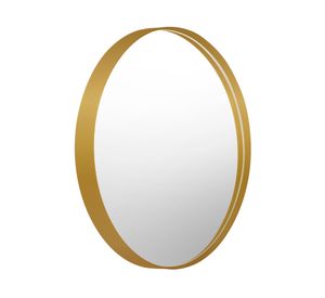 Espejo circular D58 marco metálico 58x58x3.5 cm