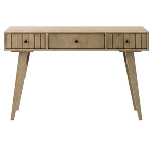 Escritorio 2 cajones Akina roble/miel 120x75x45 cm