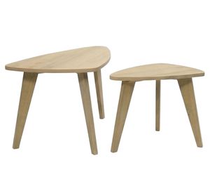 Set mesa centro Gota 4.5x88x52 cm roble miel