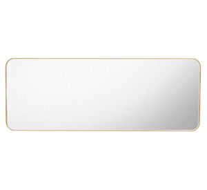 Espejo Loky rectangular marco metálico 45x120x3.8 cm