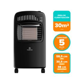 Estufa a gas HG05B 2.4 kW 5 kg negro