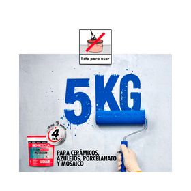 Impermeabilizante Aqua protect 5 kg celeste