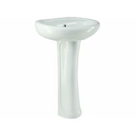Lavamanos pedestal Angus blanco