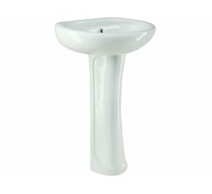 Lavamanos pedestal Angus blanco