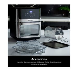 Freidora de aire EWAF012 negro 12 litros