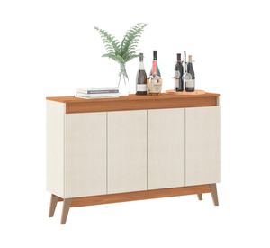 Buffet Trento beige/roble 80x121x30 cm