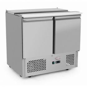 Mesón Refrigerado Saladette 90 Cm. 300 Lt. Ac.Inox ESL3800