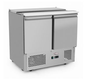 Mesón Refrigerado Saladette 90 Cm. 300 Lt. Ac.Inox ESL3800