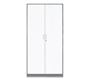 Armario de Acero 90x40x185 cm. 6 Espacios. 2 Cuerpos 2 Puertas