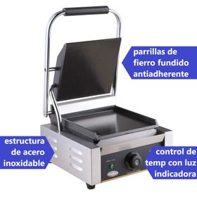 Plancha Sandwichera Panini Grill Lisa Acero Inox.