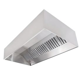 Campana Industrial Mural 2x1 mt. Acero Inoxidable