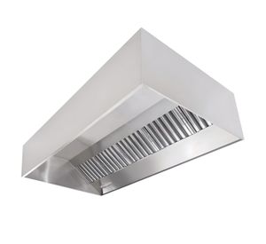 Campana Industrial Mural 2x1 mt. Acero Inoxidable