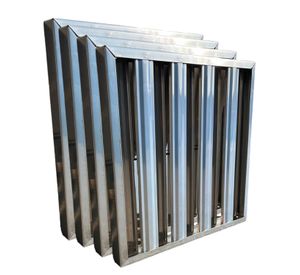 Campana Industrial Mural 2x1 mt. Acero Inoxidable